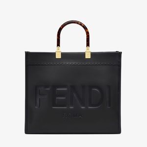 Fendi Sunshine Large - Brown leather shopper  Fendi